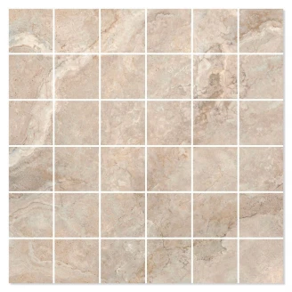 Mosaik Klinker Ardesie Beige Mat 30x30 (5x5) cm-2